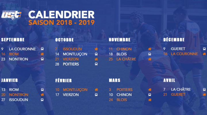 Fédérale 3 : calendrier des matchs de la saison 2018-2019